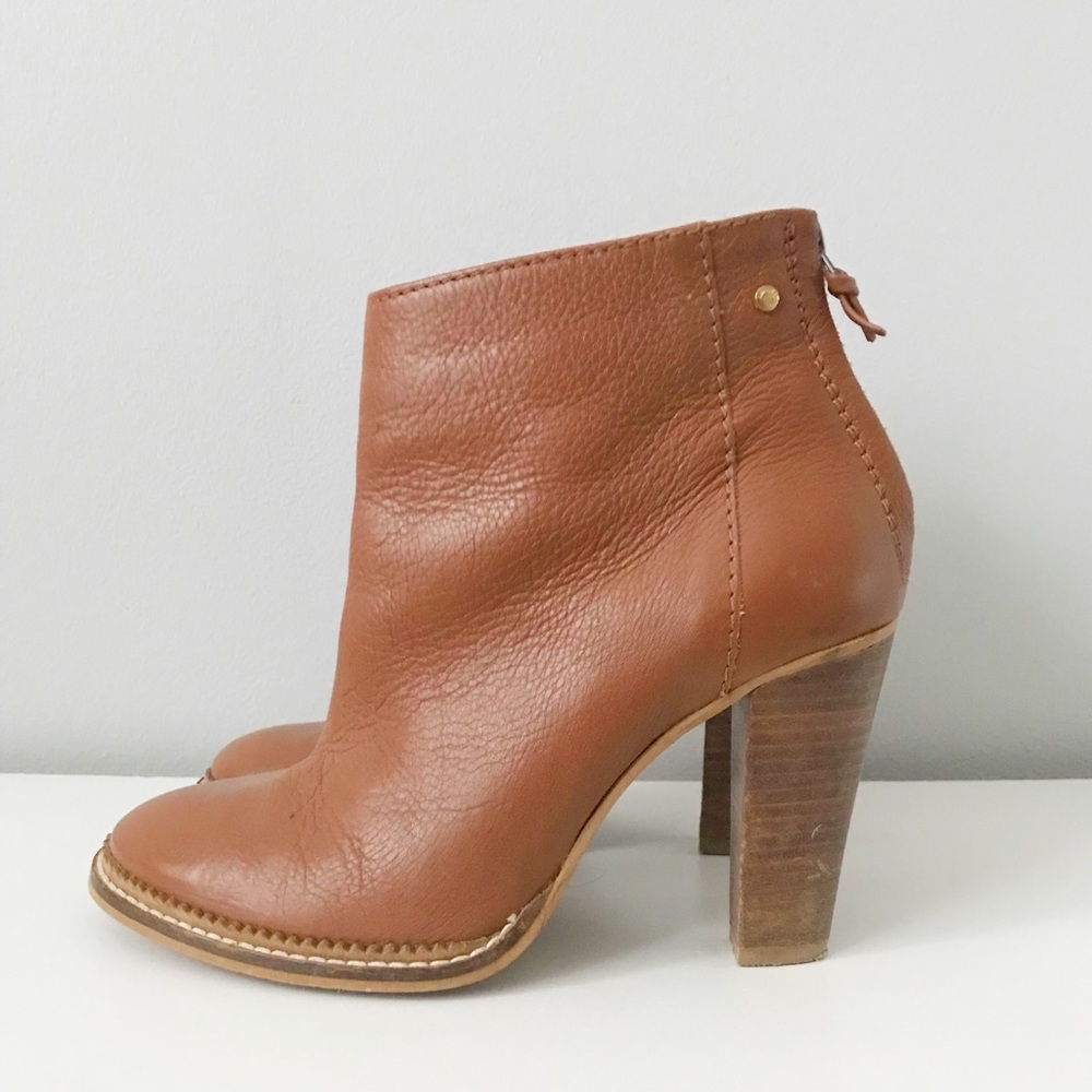 Chestnut Brown Ankle Boots